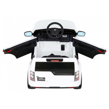 Land Rover Discovery Autko elektryczne dla dzieci Biały SUV + Pilot